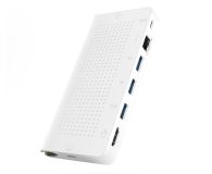 Twelve South Stay Go USB-C-USB 3.0, 4K, RJ-45, microSD, 85W biały - 1221072 - zdjęcie 1